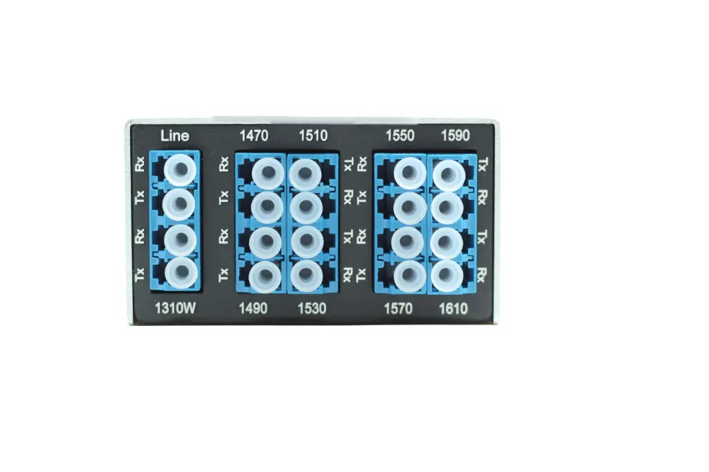 9 channel CWDM Mux/Demux, 1470-1610+1310W T2