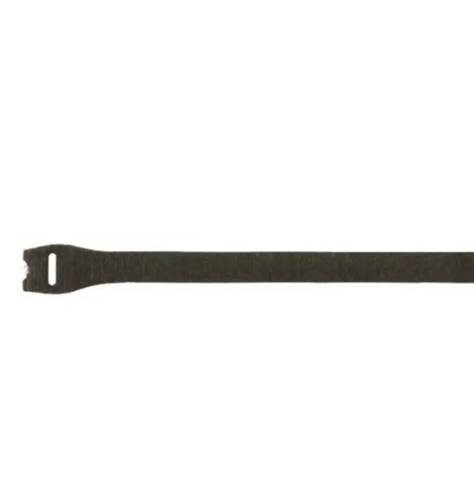 Kardborrband 20x200mm svart (50st/fp)