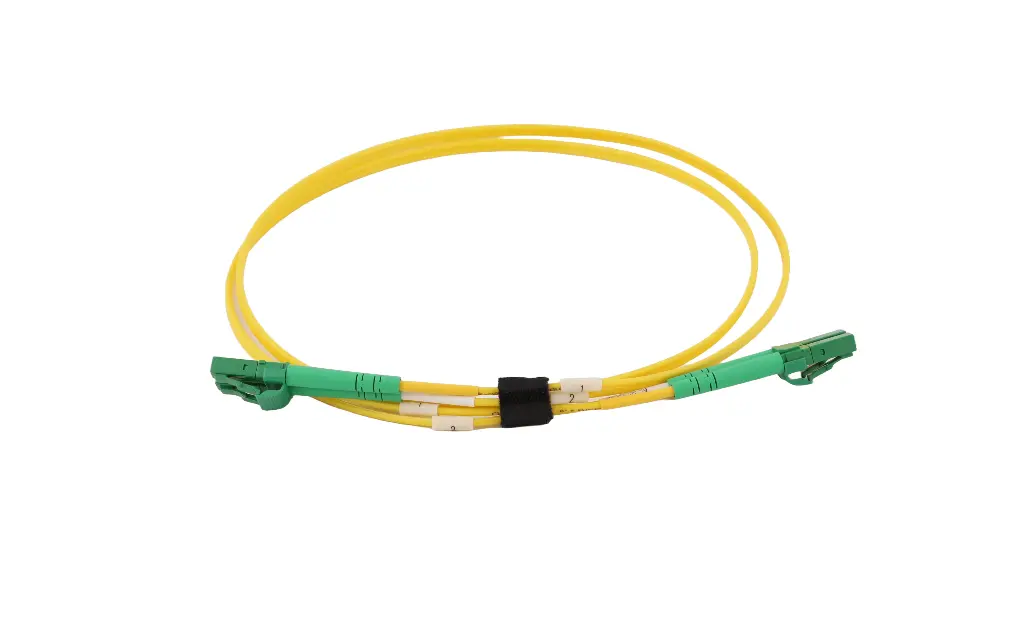 [OS2-LC/APC-LC/APC0.3] Fiber optic patch cord OS2 SM 9/125 LC/APC-LC/APC (0.3m, Yellow)