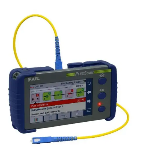 [OTDR-13101550] OTD Flexscan 1310/1550 med Focus Flex mikroskåp